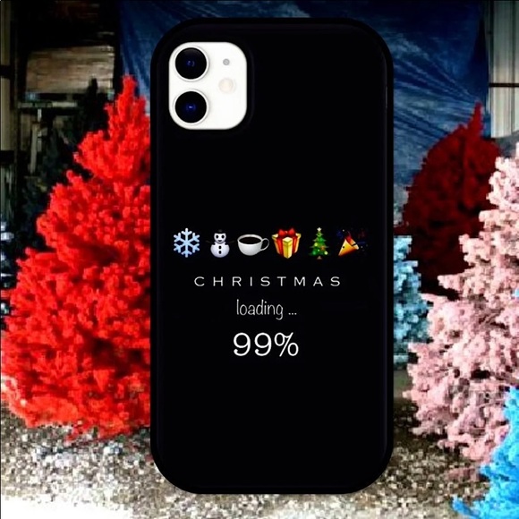 NEW iPhone 12 & 12 Pro Christmas Emoji Case🎄♥️🎁 - Picture 1 of 2